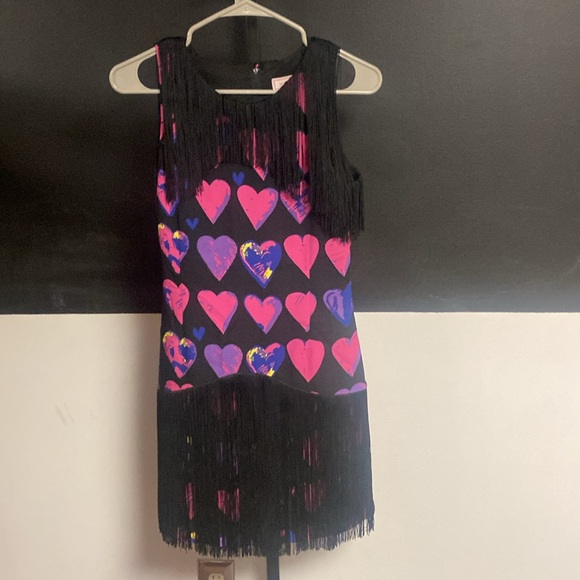 Versace for H&M heart fringe dress size 4 - Picture 3 of 7